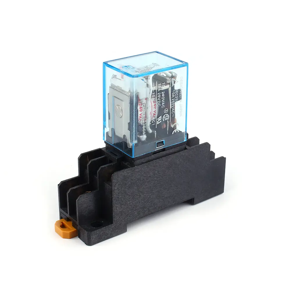 Coil Power Relay 10A DPDT LY2NJ HH62P HHC68A-2Z With Socket Base New AC 220V