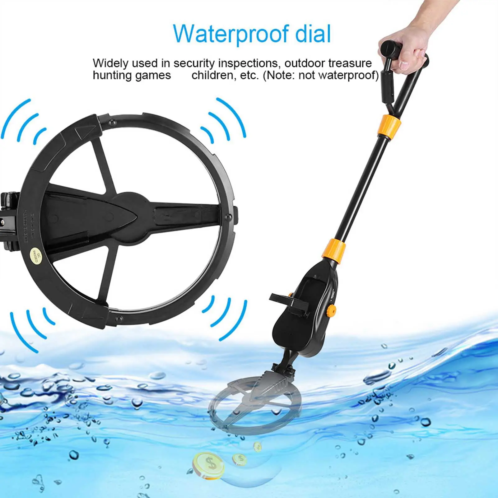 Sensitive Metal Detector Searching Gold Digger Treasure Scanner for Children Treasure Scanner  Sensitive Metal Detector