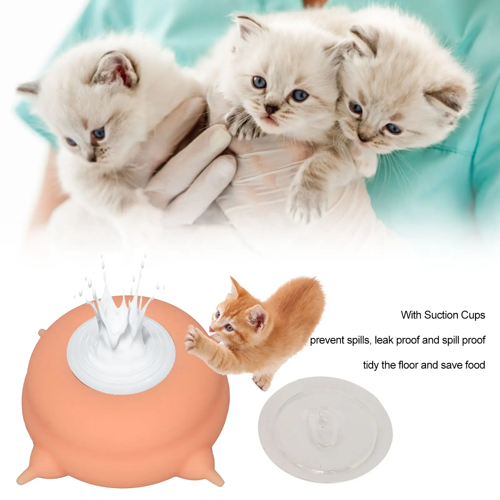 Puppy Milk Feeder Simulated Nipple Puppy Nursing Station  Prevent Choking High Temperature Resistant for Multiple Puppies