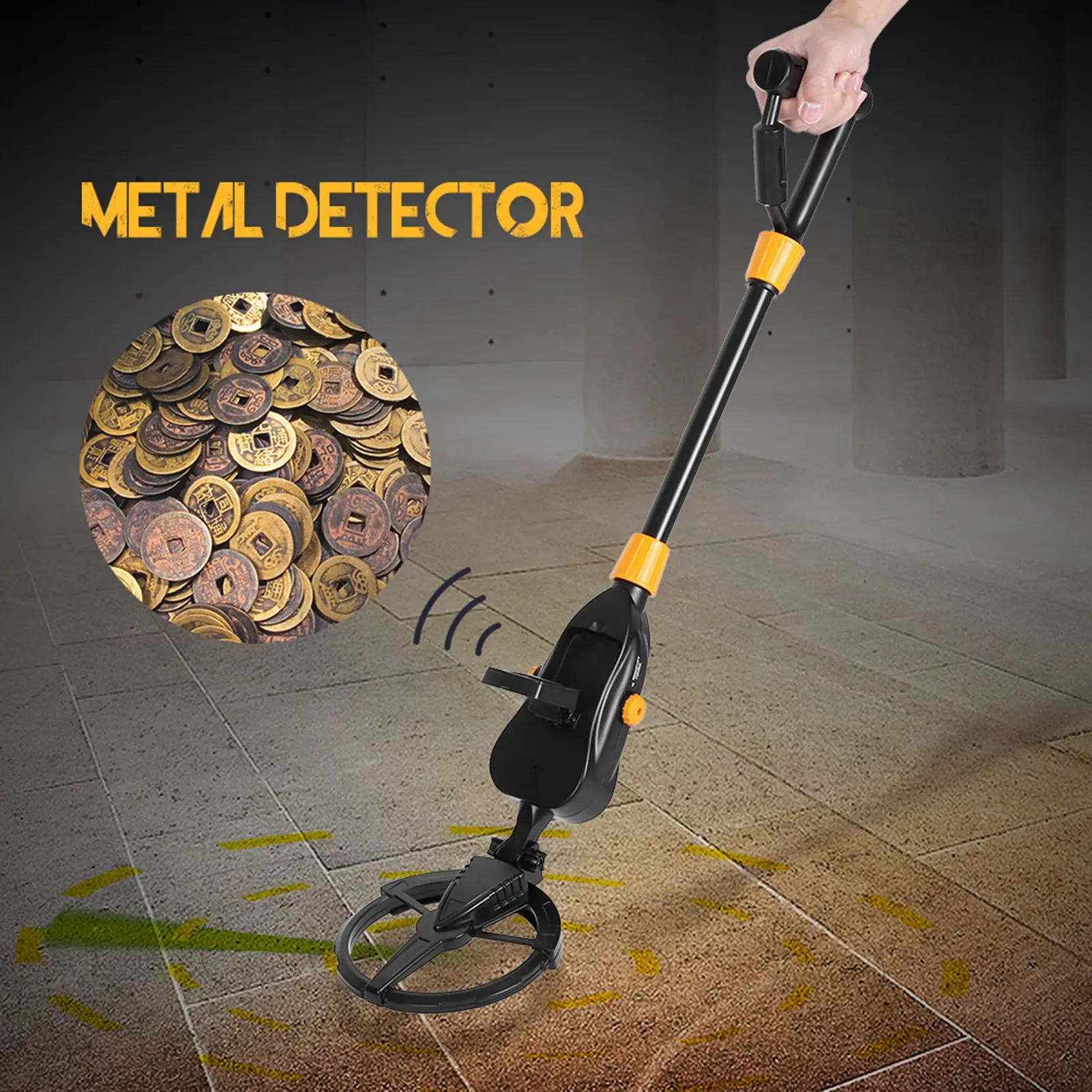 Sensitive Metal Detector Searching Gold Digger Treasure Scanner for Children Treasure Scanner  Sensitive Metal Detector