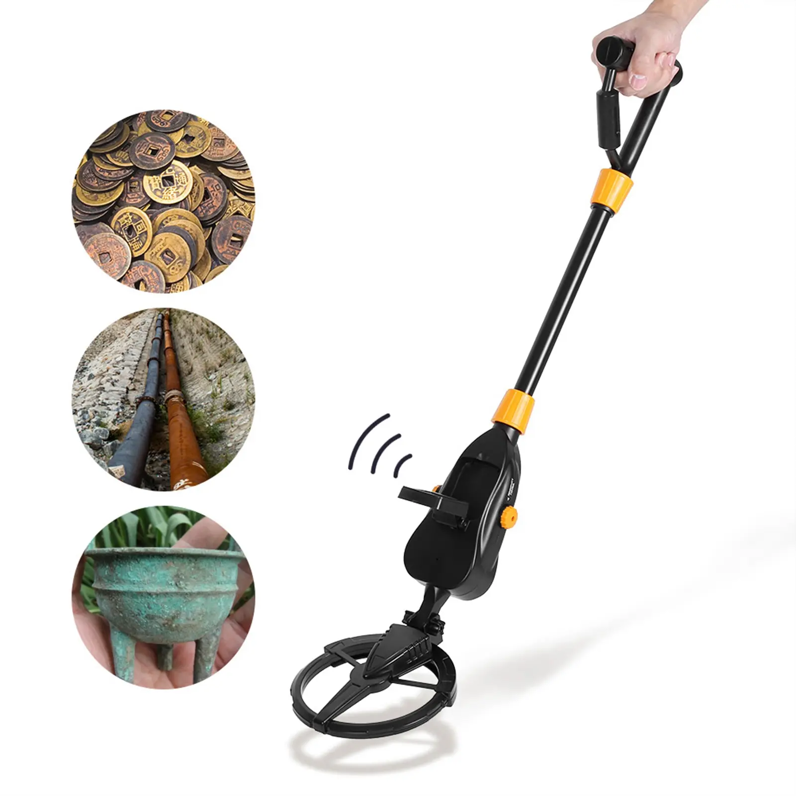 Sensitive Metal Detector Searching Gold Digger Treasure Scanner for Children Treasure Scanner  Sensitive Metal Detector