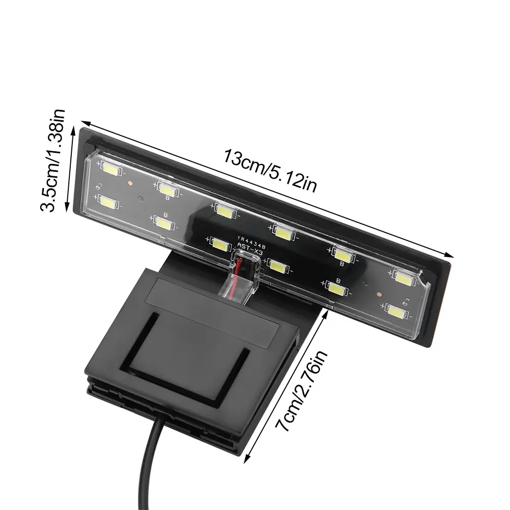 Aquarium Light Waterproof Clip on Lamp Slim LED Aquarium Light Plants Grow Lighting