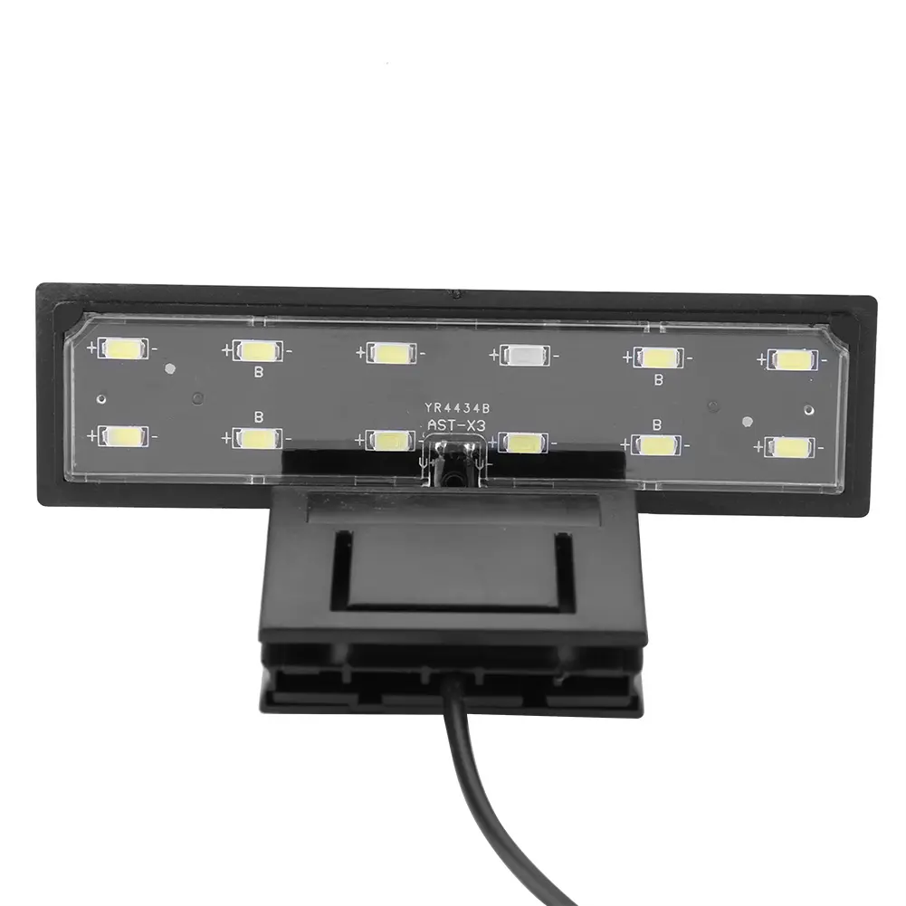 Aquarium Light Waterproof Clip on Lamp Slim LED Aquarium Light Plants Grow Lighting
