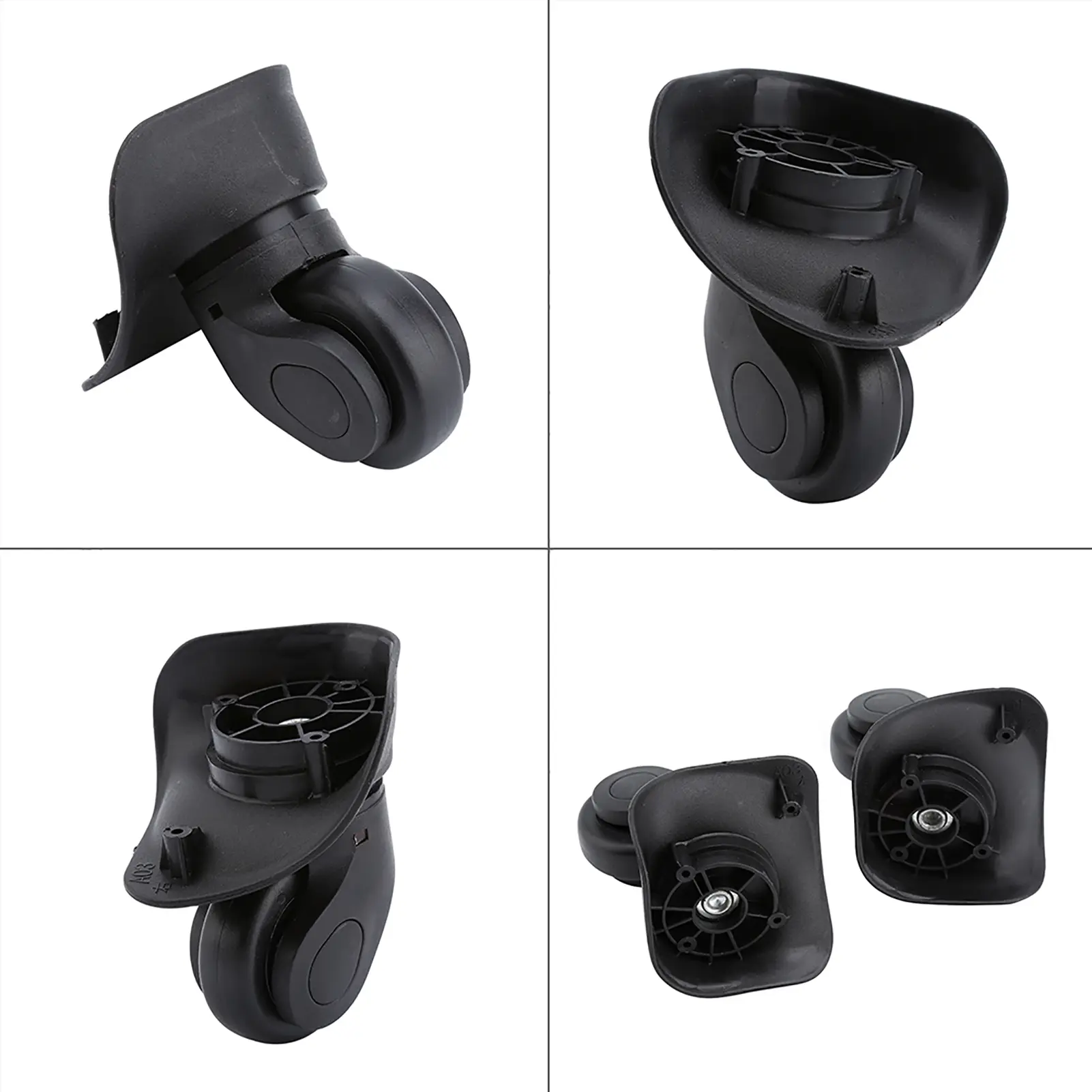 2pcs  Suitcase Luggage Replacement Wheels For Travel Case