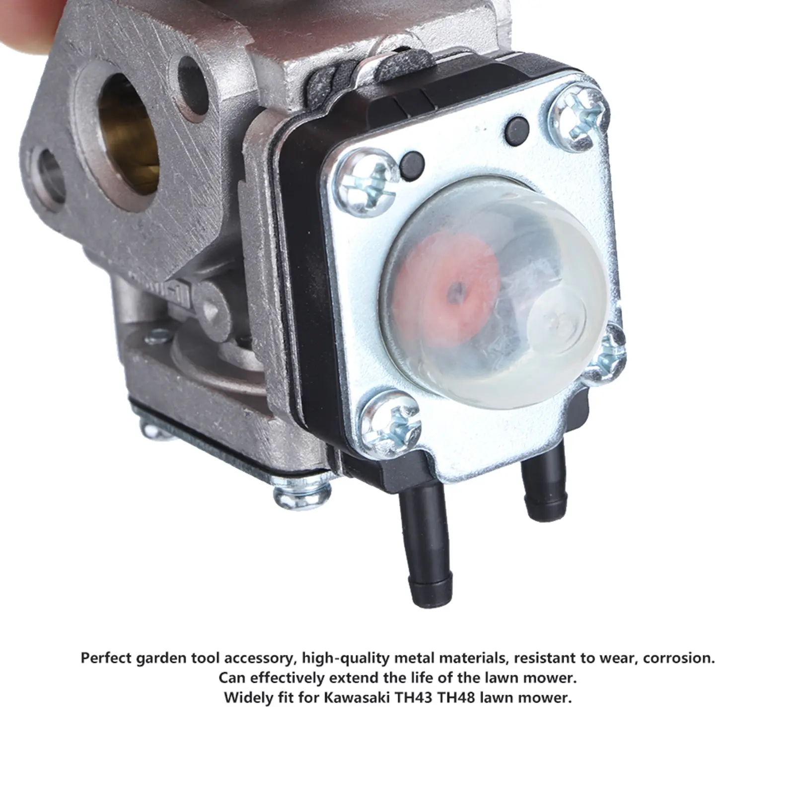 Lawn Mower Carburetor Outdoor Gardening Tool Lawn Mower Carburetor Carb Replacement for TH43 TH48 Engine