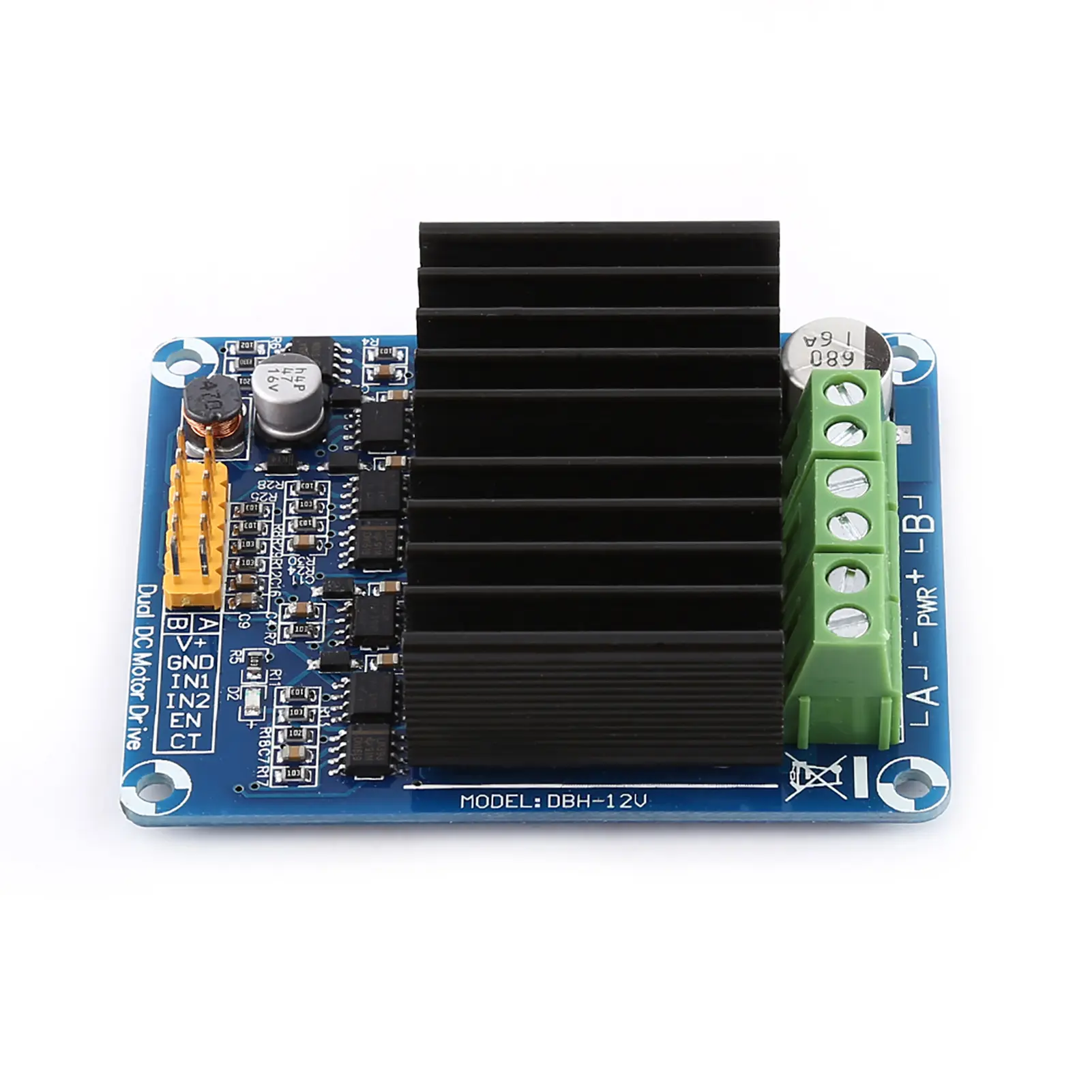 1pc Motor Controller DC5-12V 0A-30A Dual channel H bridge Motor Driver Board Module