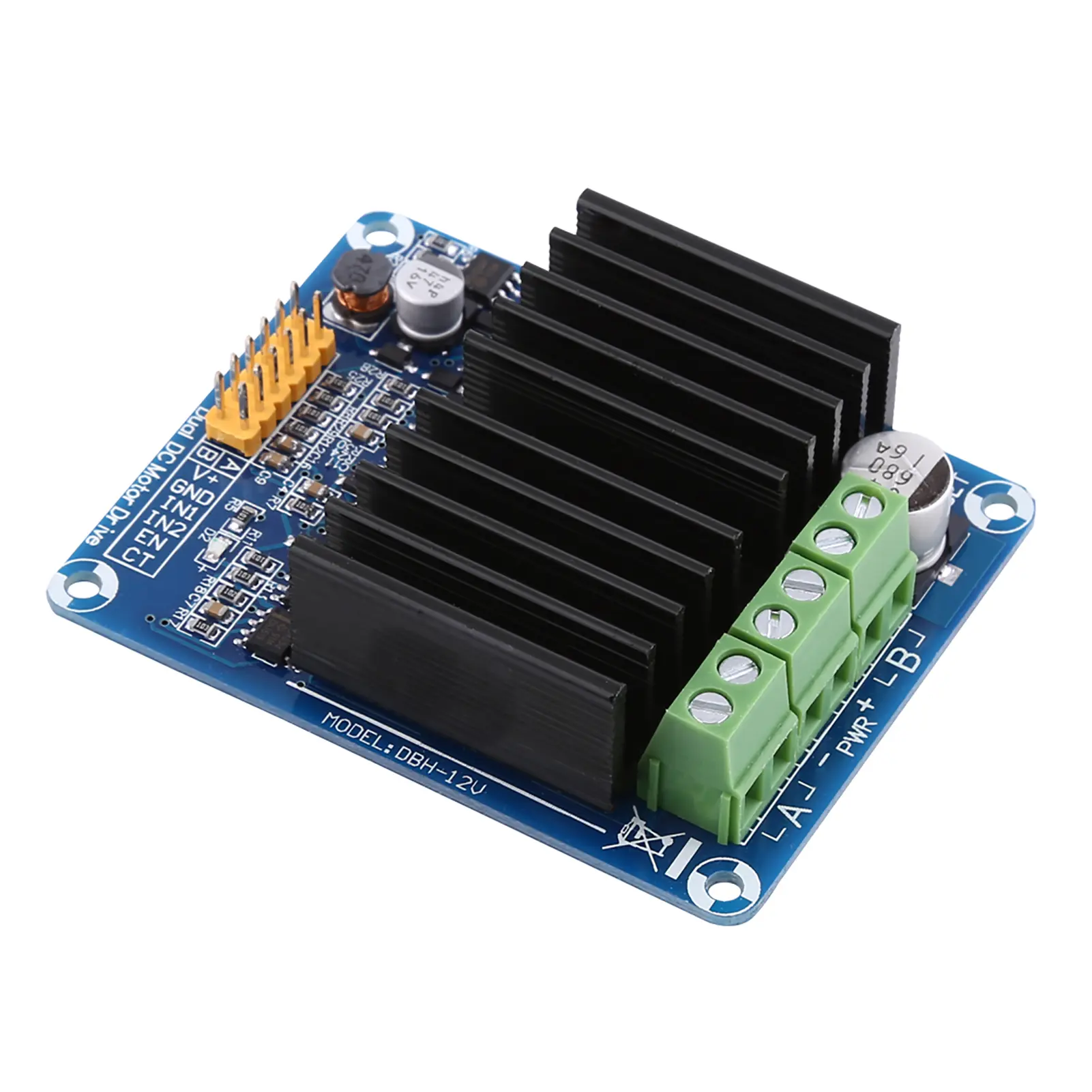1pc Motor Controller DC5-12V 0A-30A Dual channel H bridge Motor Driver Board Module