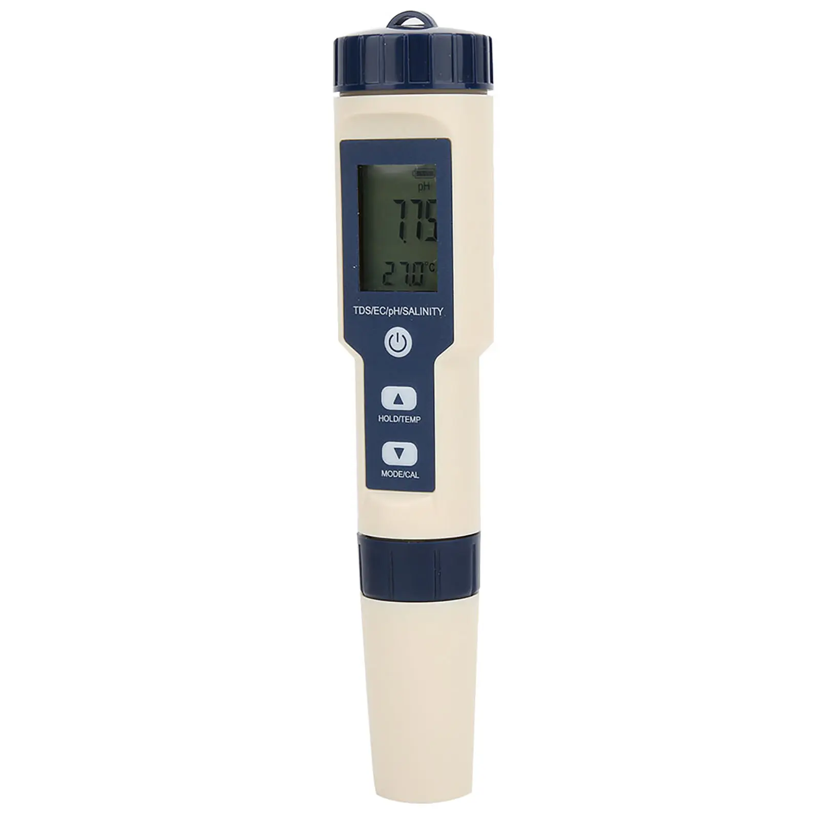 Water Quality Tester EZ-9909 5 in 1 Function Water Quality Testing Meter PH Salinity TDS EC Tester with Backlight