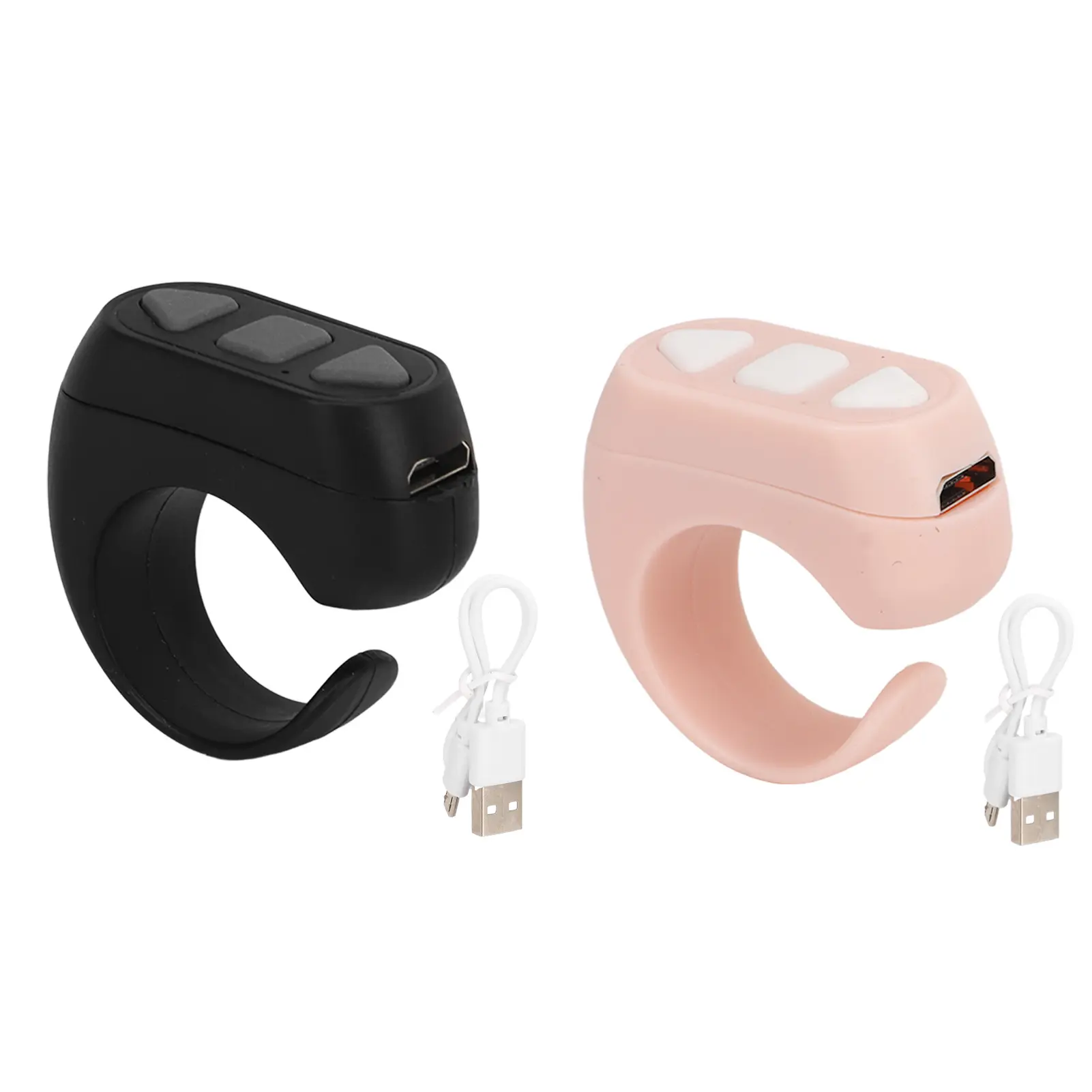 App Bluetooth Remote Control Page Turner Phone Remote Control Ring Phone Novel Watch TV Turn Page Click Like Selfie Device ZL 03