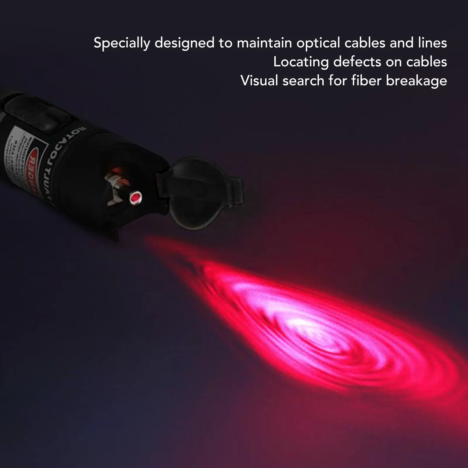 Visual Fault Locator 60MW 60KM Output Universal FC SC ST Interface Non Contact VFL Fiber Optic Test Pen