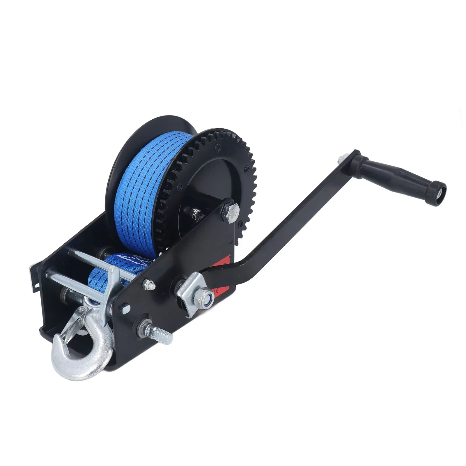 Hand Winch 3200lbs Small Hand Winch Alloy Steel Strong Traction 2 Way Ratchet Anti Slip Handle Trailer Winch for Industry Winch