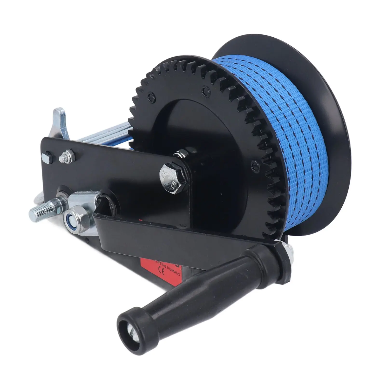Hand Winch 3200lbs Small Hand Winch Alloy Steel Strong Traction 2 Way Ratchet Anti Slip Handle Trailer Winch for Industry Winch