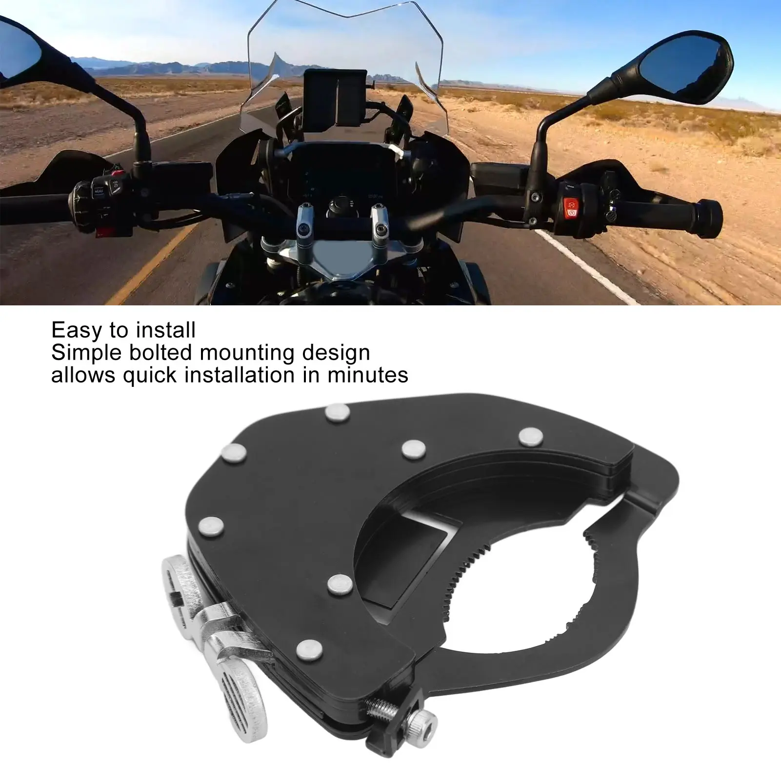 Motorcycle Throttle Lock Universal Rustproof Adjustable Control Throttle Assist Lock Retainer
