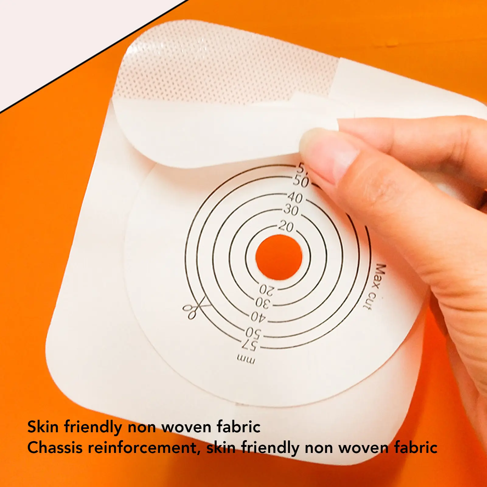 Colostomy Bag Nonwoven ABS Leak Proof Portable Ostomy Pouch for Ileostomy Stoma Care