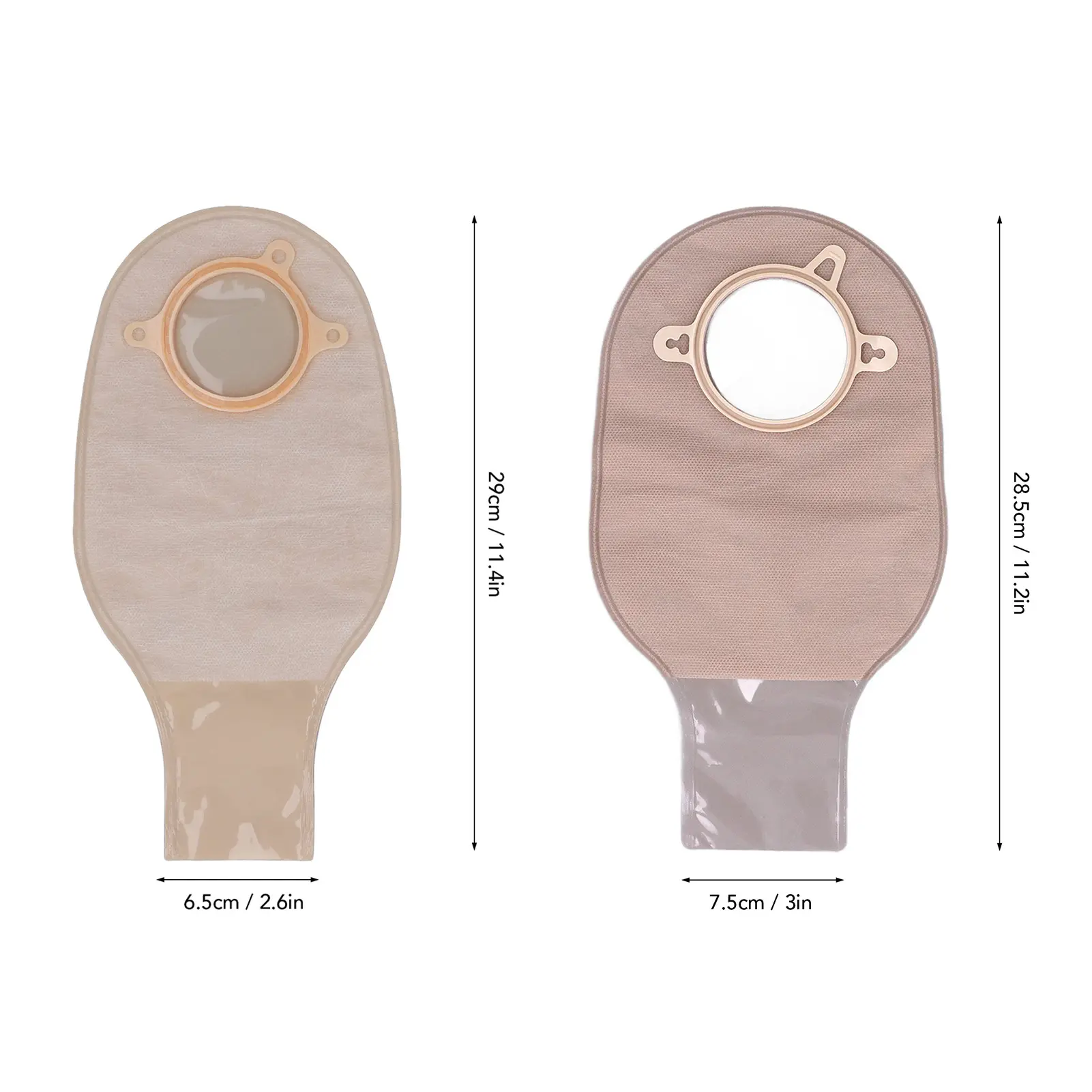 Colostomy Bag Nonwoven ABS Leak Proof Portable Ostomy Pouch for Ileostomy Stoma Care