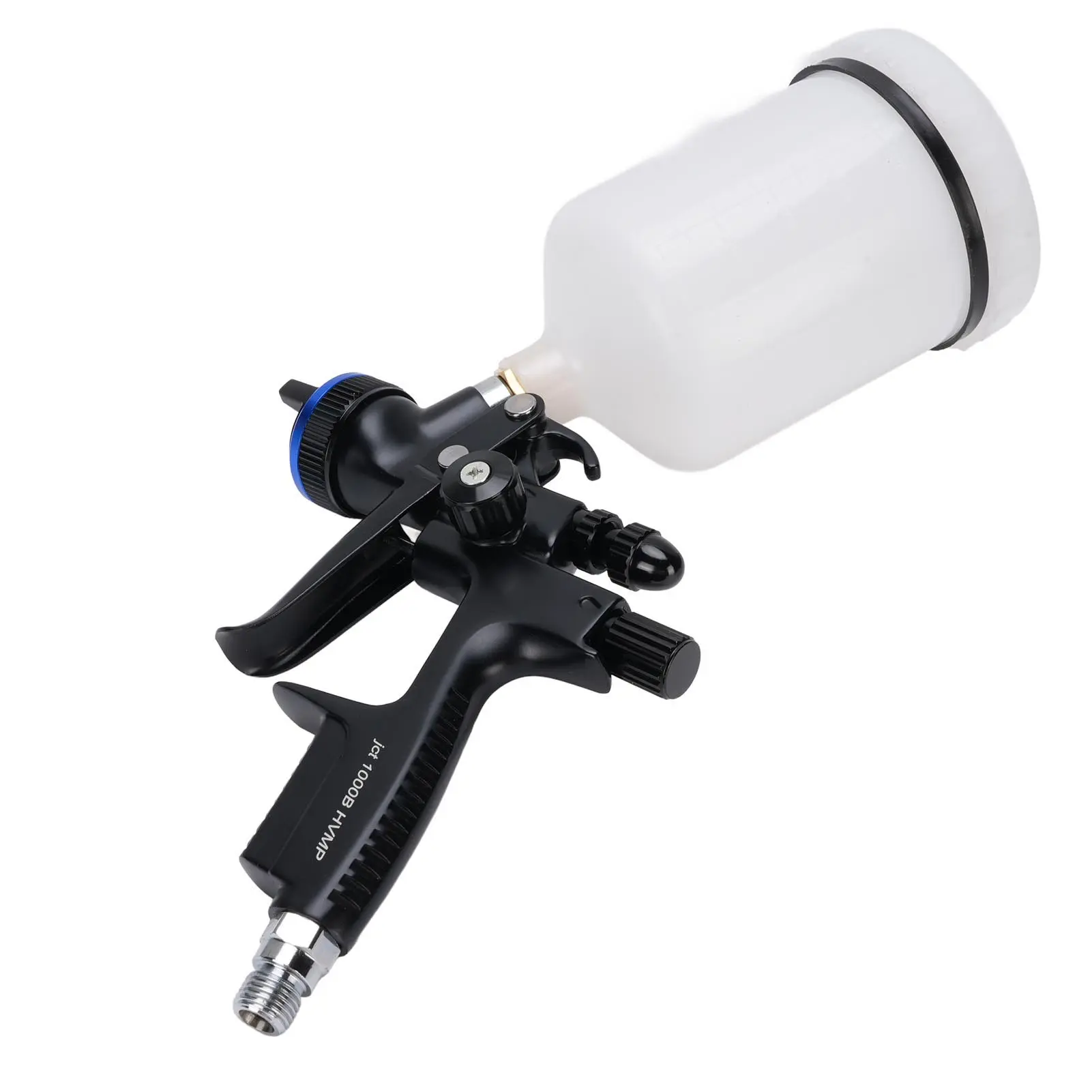 HVLP Spray Tool 4000B 600ml Cup 1.3mm Nozzle Air Paint Sprayer Tool Kit with Cleaning Brush for Furniture Walls Door