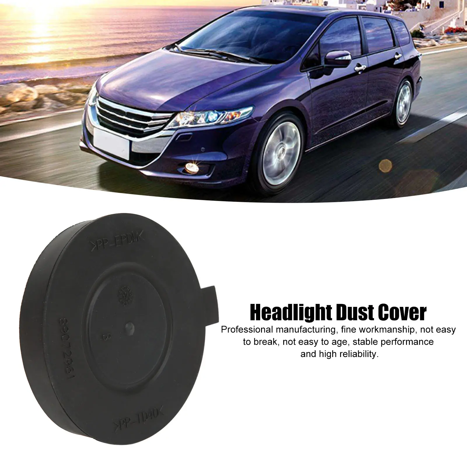 Headlight Dust Cover 89072961 Headlamp Dust Cap Replacement for Peugeot 301 508 3008 4008 5008 Partner