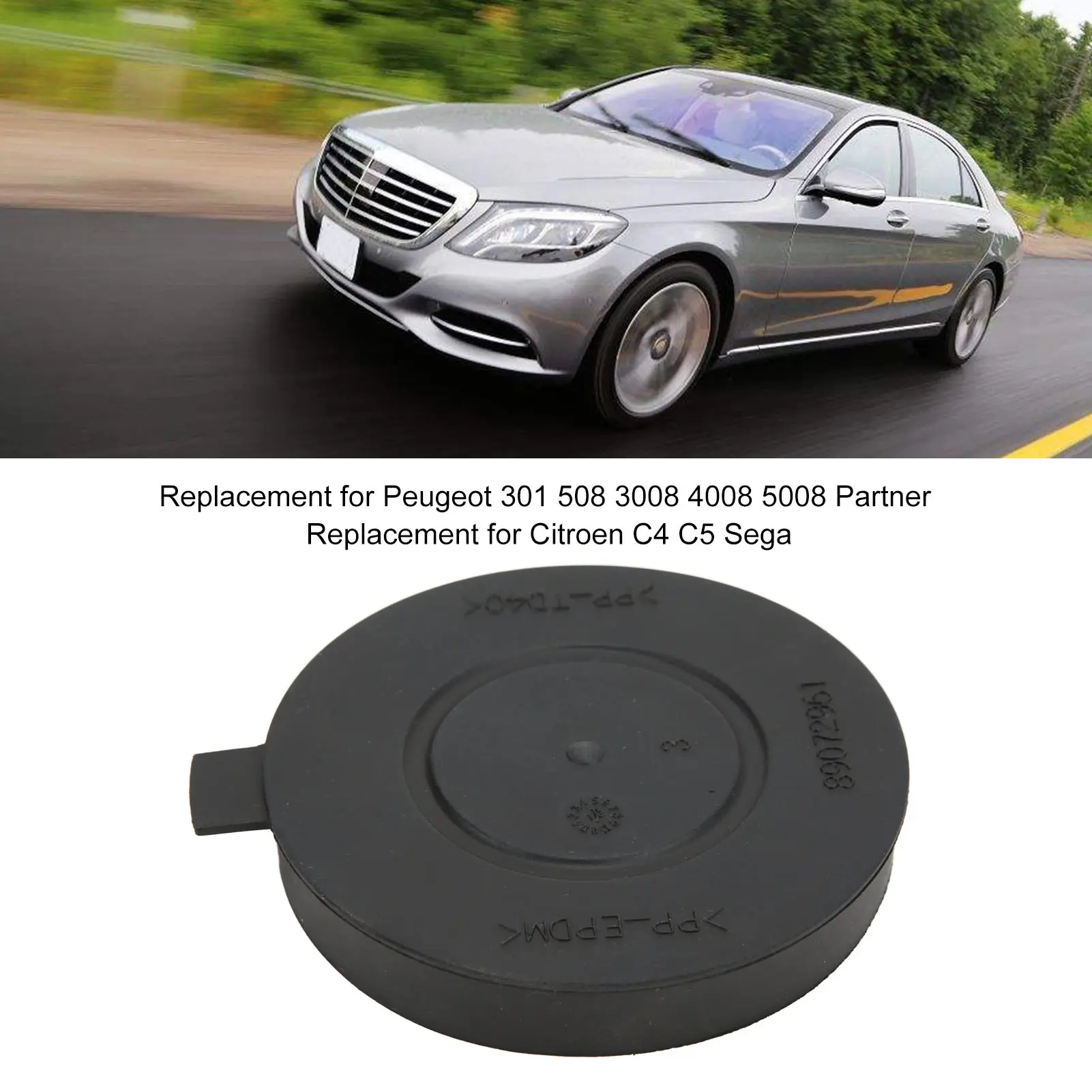 Headlight Dust Cover 89072961 Headlamp Dust Cap Replacement for Peugeot 301 508 3008 4008 5008 Partner