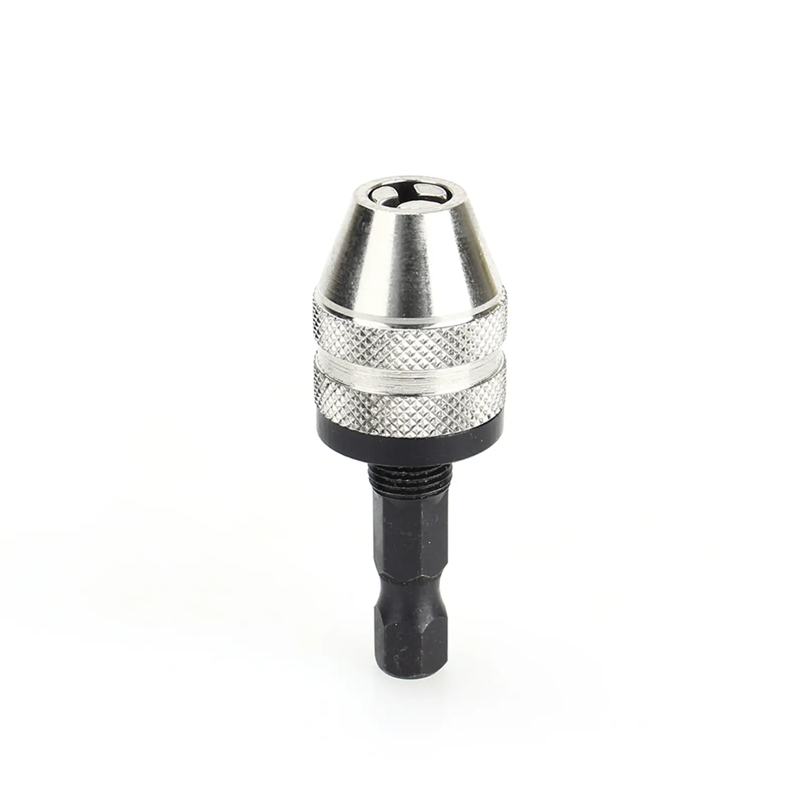 Drill Chuck 1/4" 0.3~3.6mm Quick Change Keyless Drill Bit Chuck Hex Shank Adapter Converter