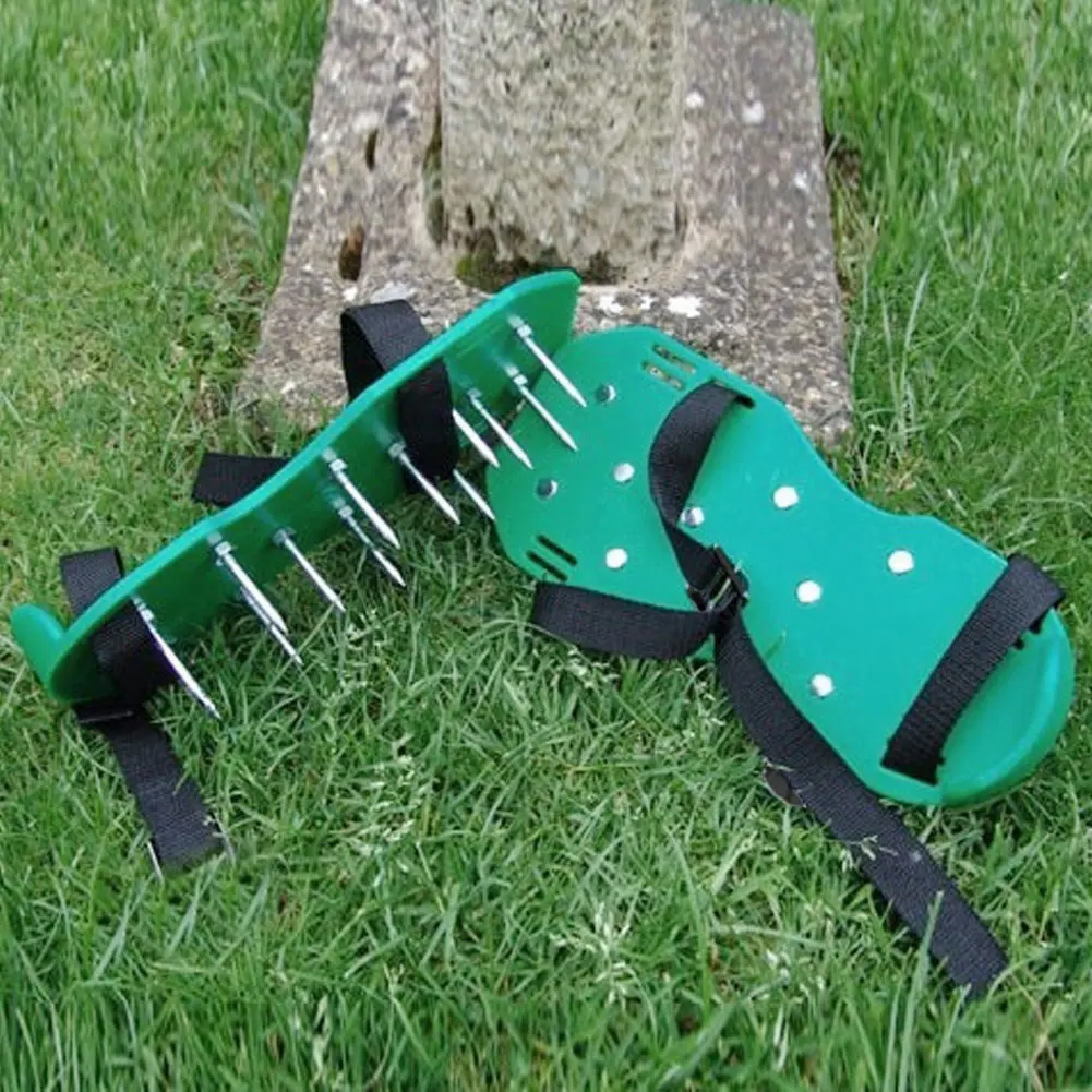 Garden Yard Lawn Aerator Shoes Grassplot Aerating Soil Spike Sandals