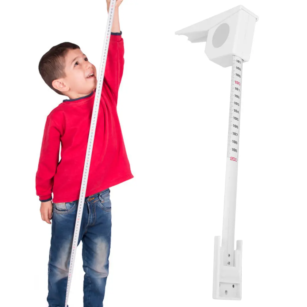 Measuring Tool 2 Meters Height Stature Meter Retractable Measuring Tape Ruler Metal Measuring Tool