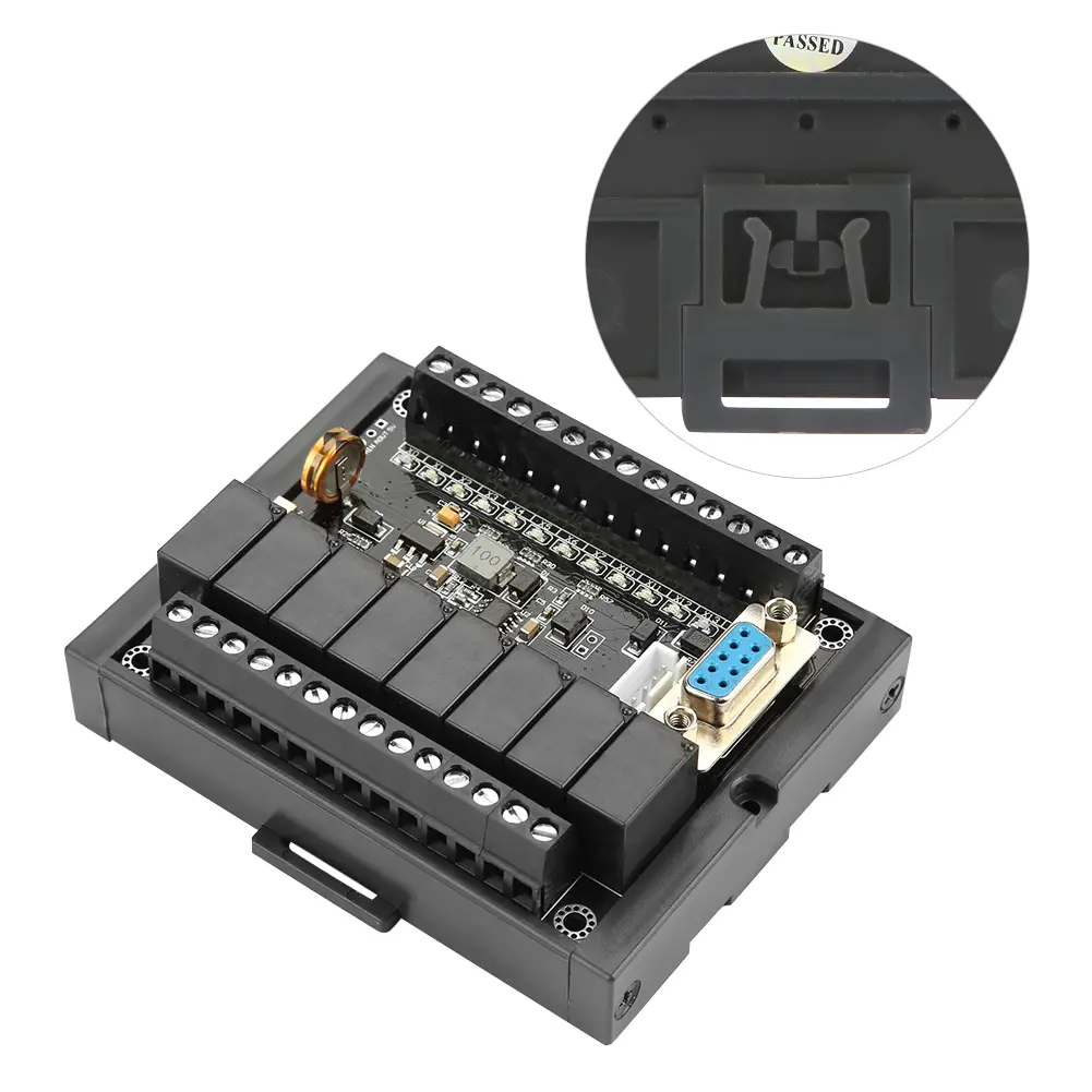 Relay Module PLC Industrial Control Board FX1N-20MR Programmable Relay Delay Module with Shell