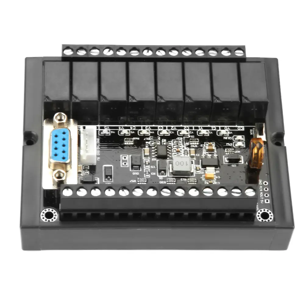 Relay Module PLC Industrial Control Board FX1N-20MR Programmable Relay Delay Module with Shell