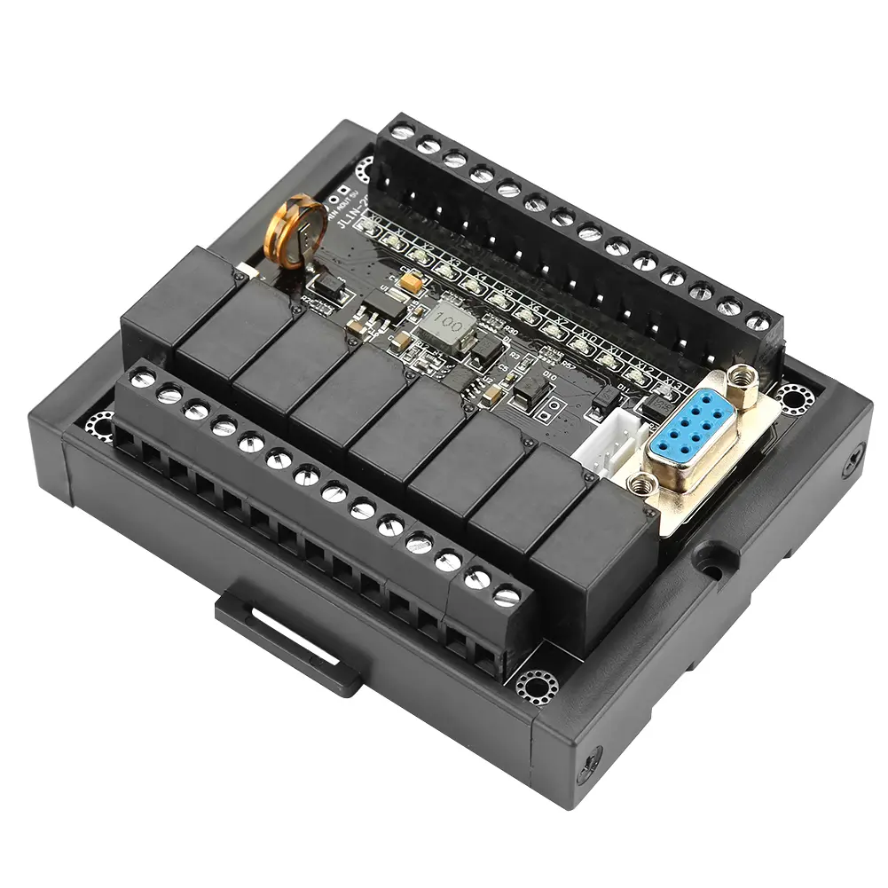 Relay Module PLC Industrial Control Board FX1N-20MR Programmable Relay Delay Module with Shell