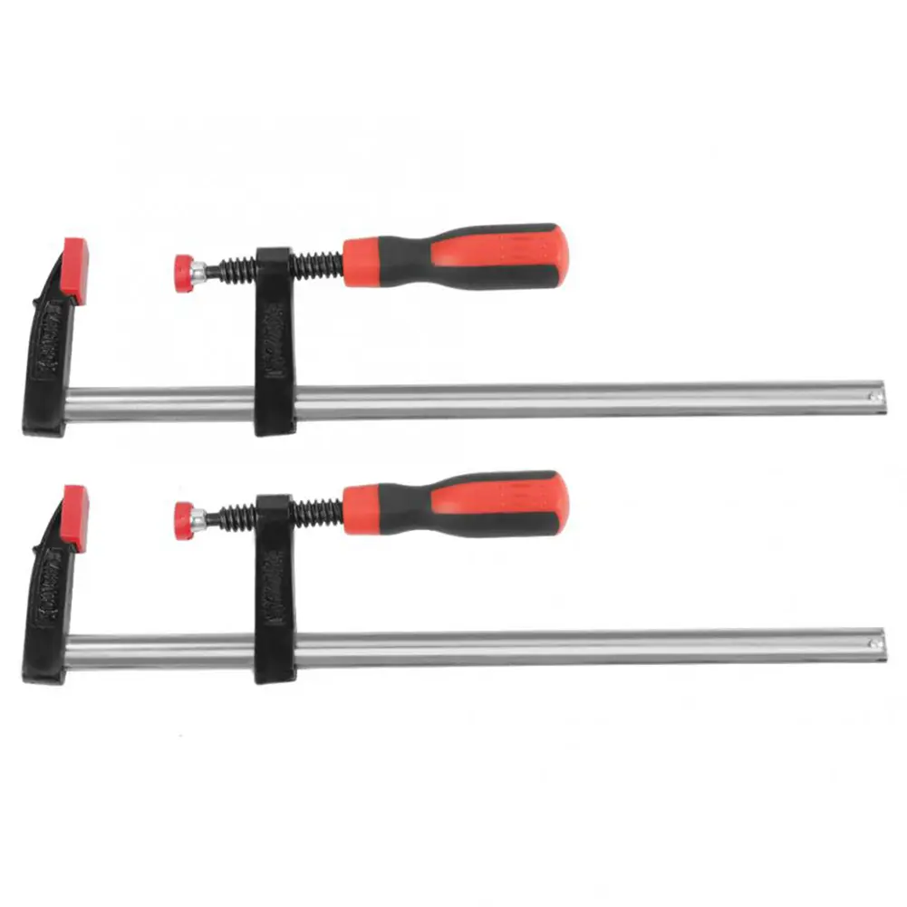 4Pcs F Clamp Heavy Duty F Clamps Woodworking Bar Clips Quick Slide DIY Hand Tool Kit 50*300mm