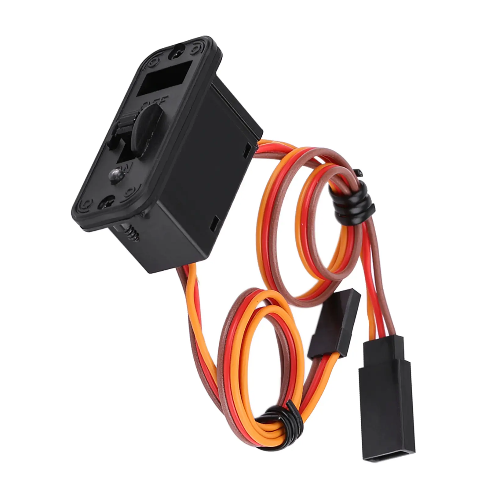 RC Switch Connectors Heavy Duty RC Switch with LED Display JR RC On Off Connectors Accessory for Receiver Accessories 6-12V 12A