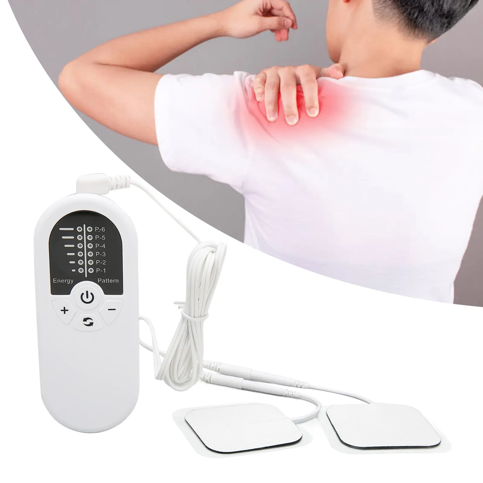 Electric Pelvic Muscle Exerciser Pelvic Floor Muscle Repair Machine Eliminate Tension 8 Electrode Patches for Daily Use