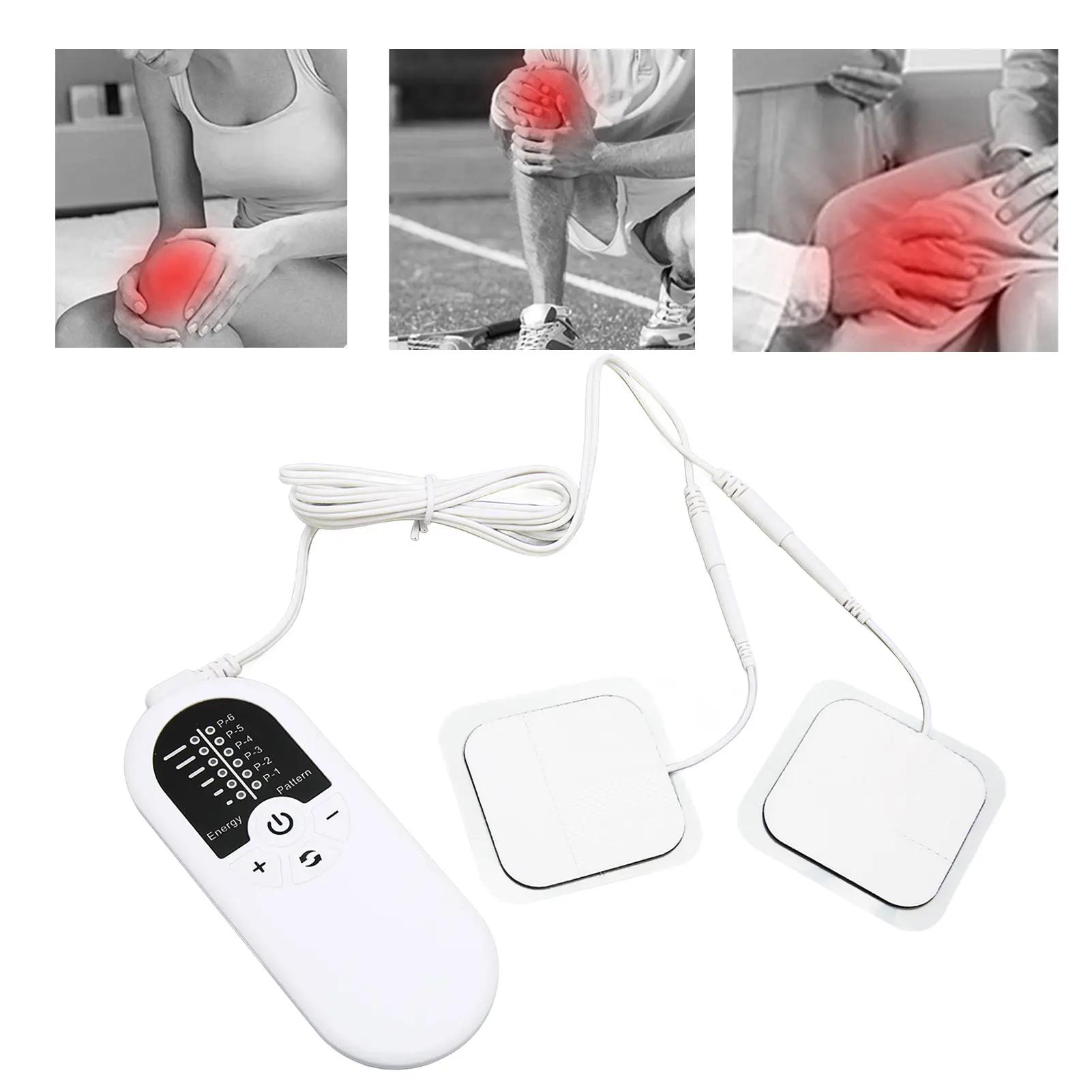 Electric Pelvic Muscle Exerciser Pelvic Floor Muscle Repair Machine Eliminate Tension 8 Electrode Patches for Daily Use