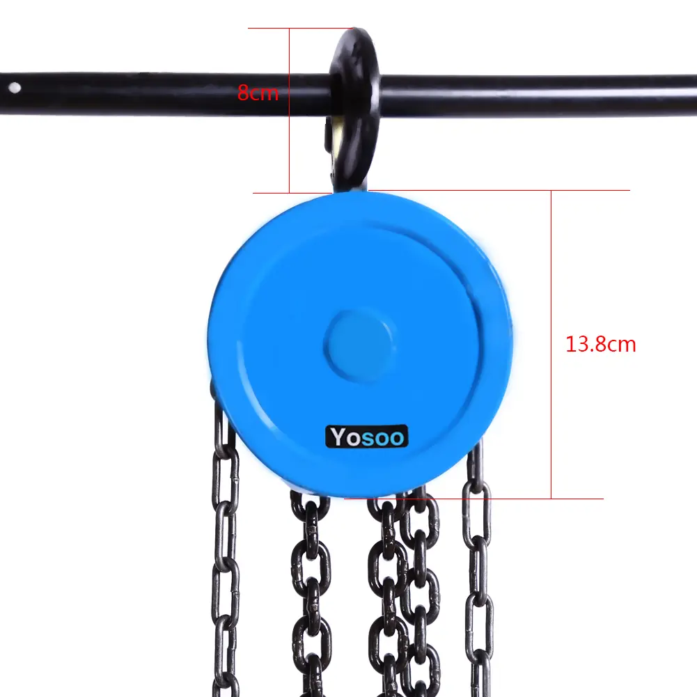 1pc Pulley Chain Block Chain Hoist Cable Hand Control Pulley Crane