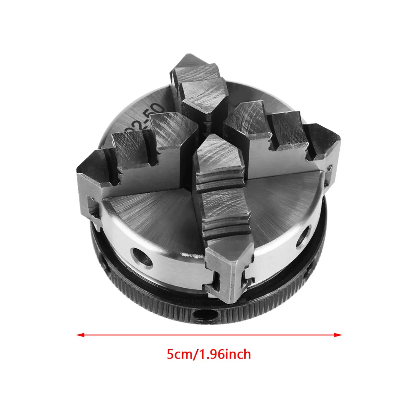 50mm Mini 4 Jaw Reversible Self Centering M14 Thread Mount Lathe Manual Chuck K02-50