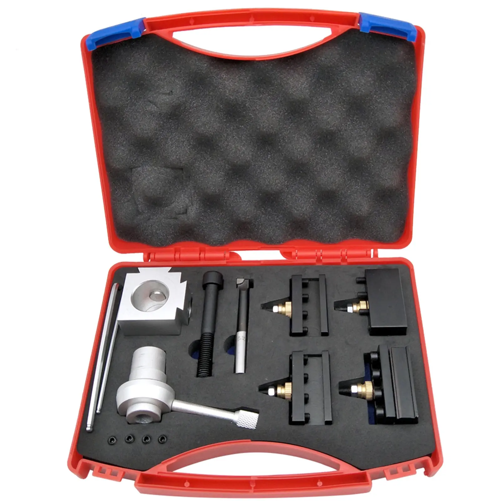Mini Quick Change Tool Lathe Tool Holder Post Cutter Holder Screw Kit Set Boring Bar Turning Facing Holder