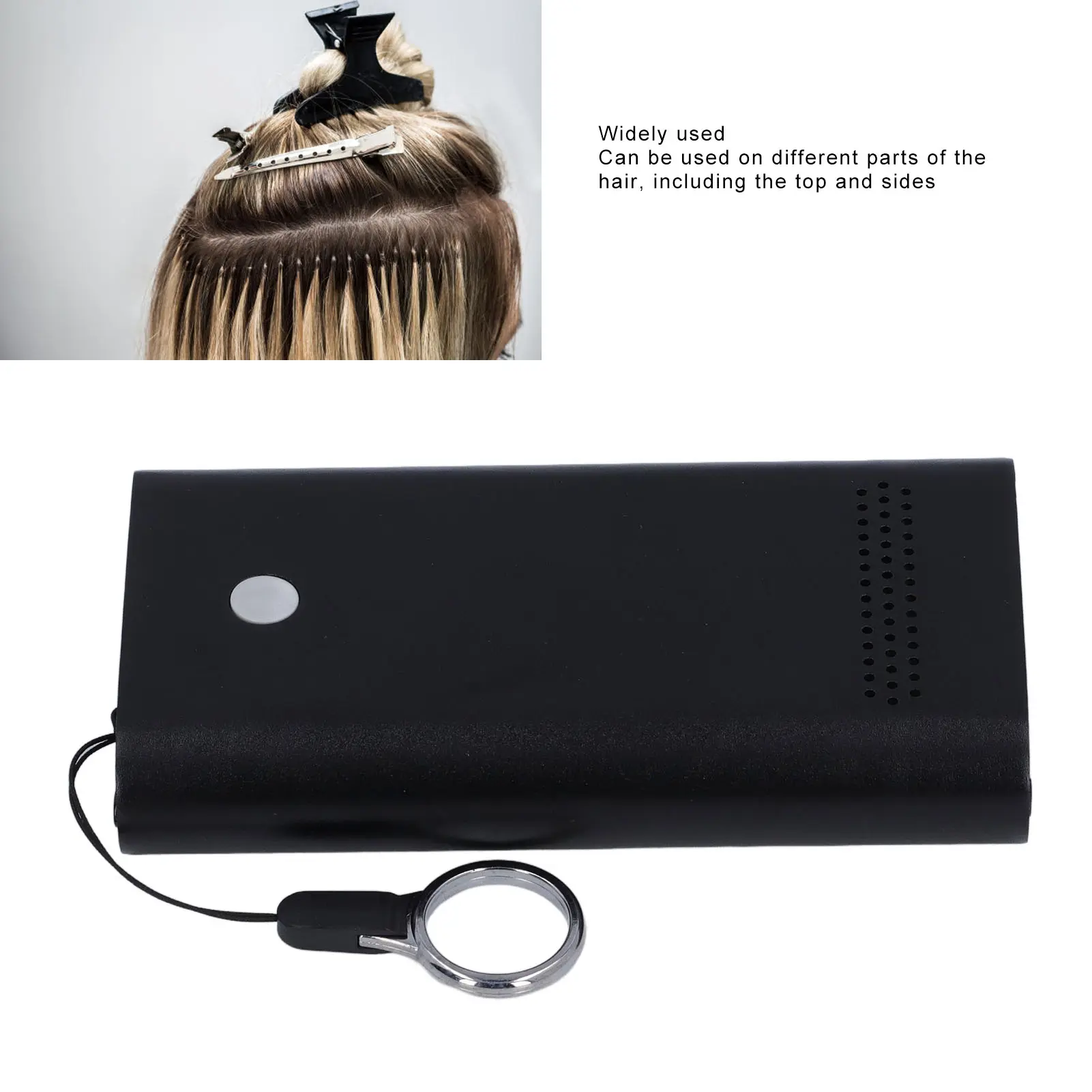 Hair Extension UV Light Rechargeable 395nm Portable Fast Curing Wig Extension LED UV Lamp for Home Salon