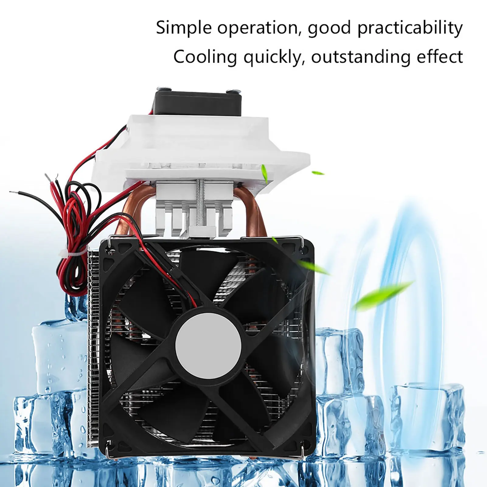 12V Semiconductor Refrigeration Thermoelectric Peltier Air Cooling Dehumidification System