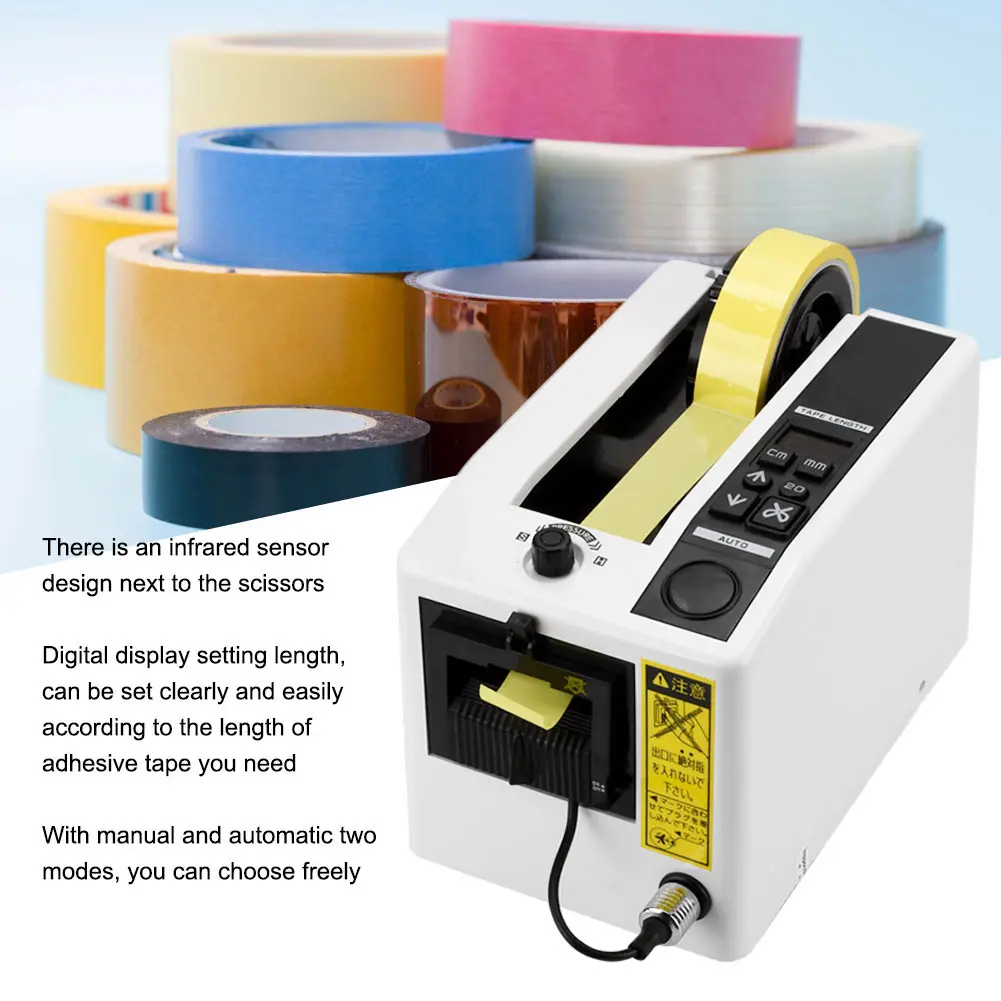 Auto Tape Dispenser Manual/Automatic Electric Adhesive Tape Cutter Cutting Machine