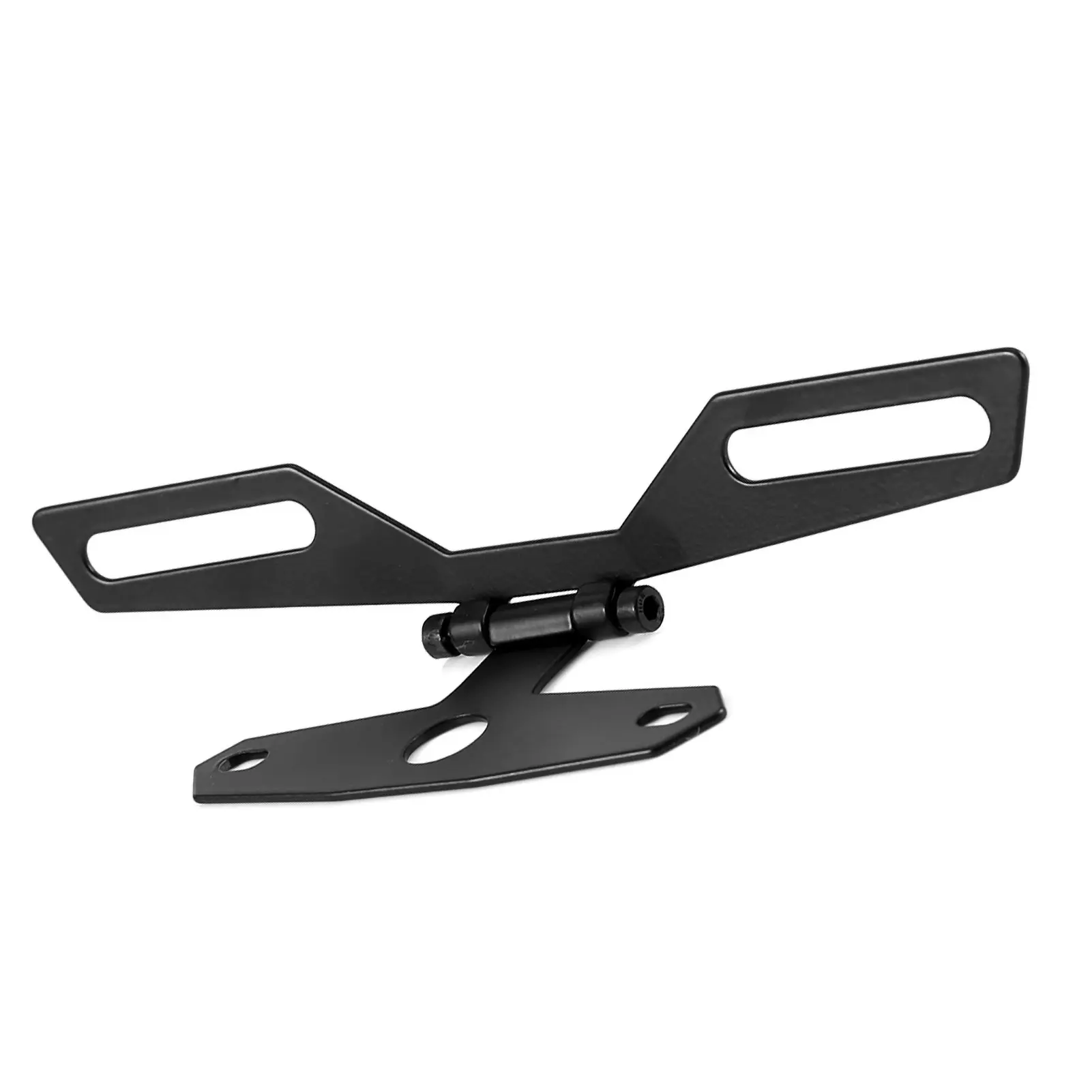 Folding License Plate Tail Light Holder Rear Bracket Mount For Motorcycle ATV