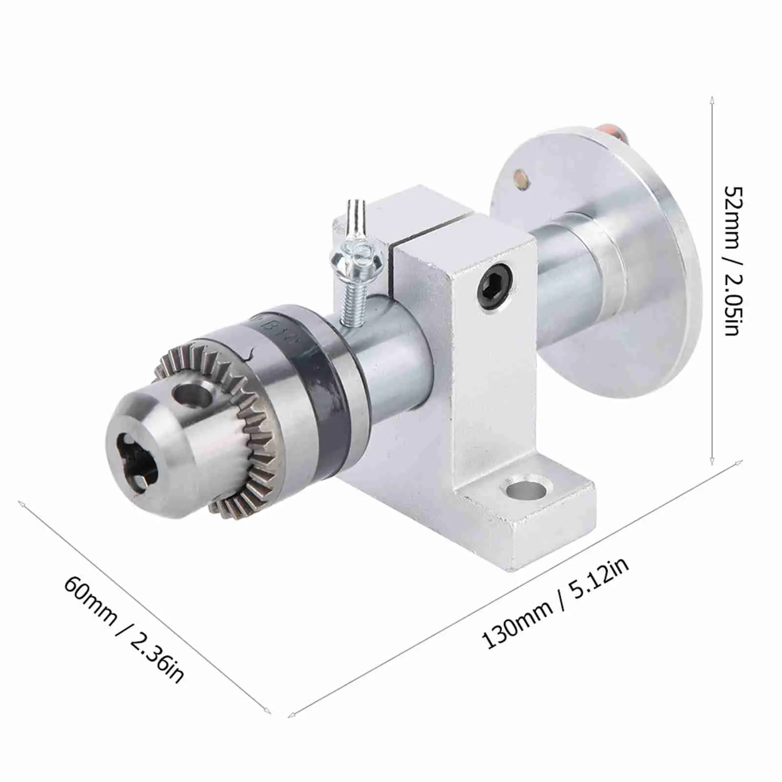 DIY Woodworking Precise Live Revolving Center with Wrench for Mini Lathe Machine