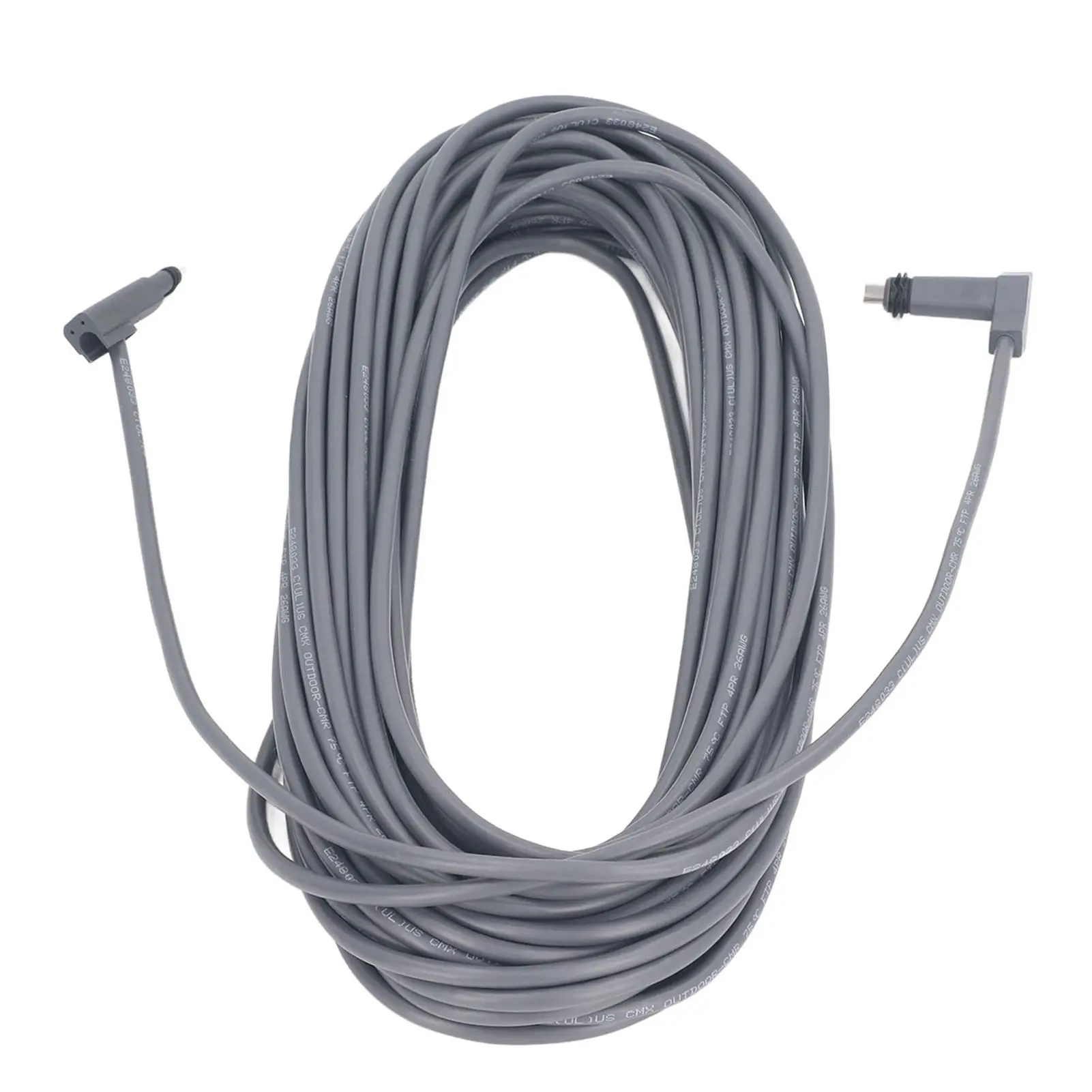 Rectangular Satellite Replacement Cable Multifunctional Grey Color 30ft for Starlink V2 Wire