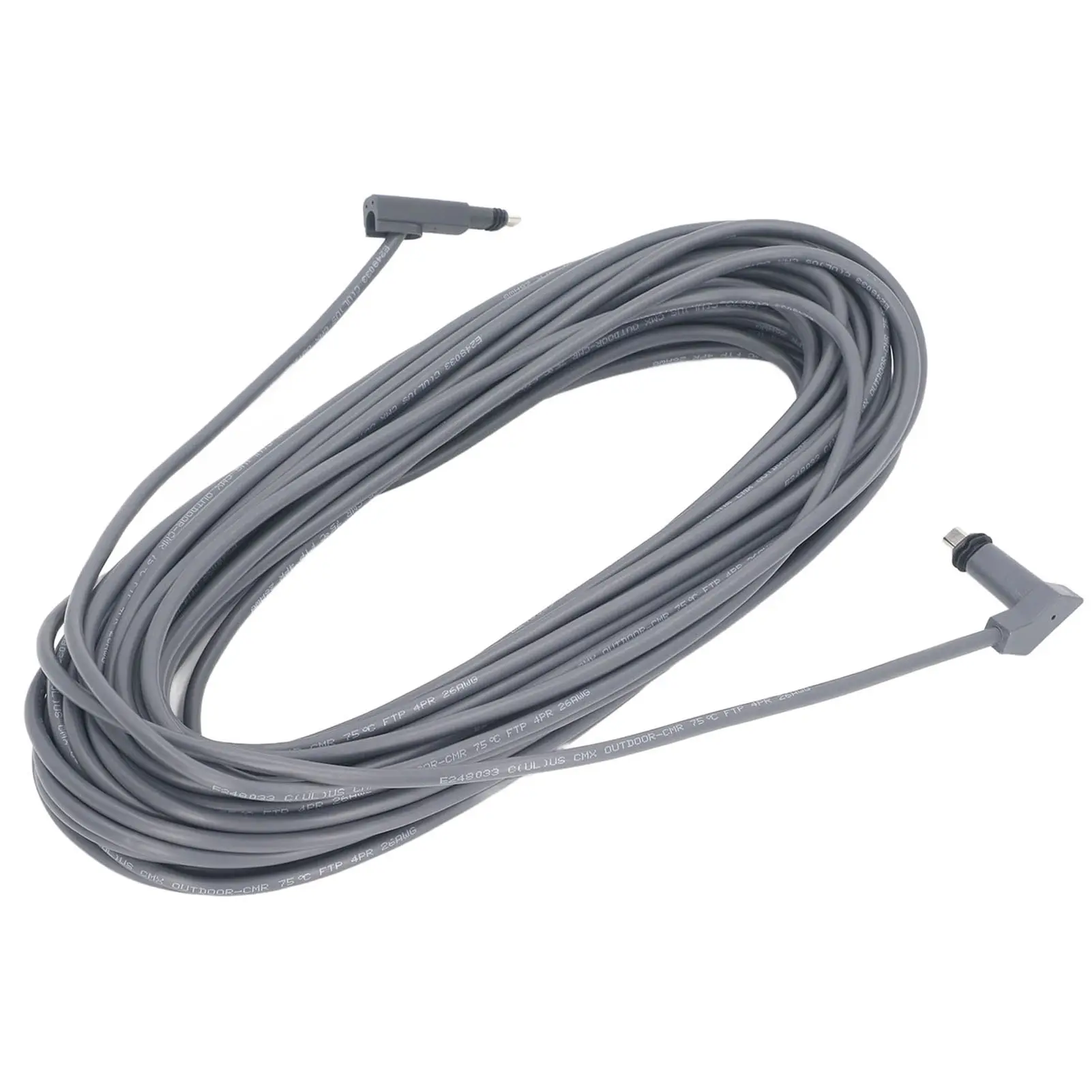 Rectangular Satellite Replacement Cable Multifunctional Grey Color 30ft for Starlink V2 Wire