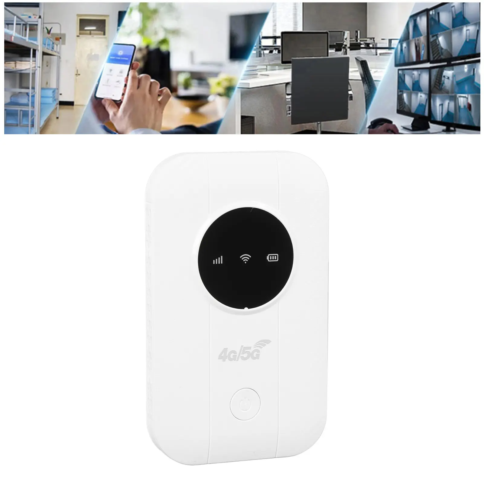 Portable 4G 5G Router SIM Card Slot Up To 10 Devices Portable Router 300Mbps USB Compact for Traveling
