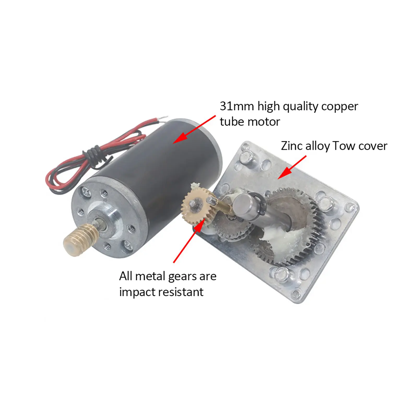 Worm Gear Motor High Torsion Speed Reduce Electric Gearbox Motor Reversible Worm Gear Motor 8mm Shaft 12V
