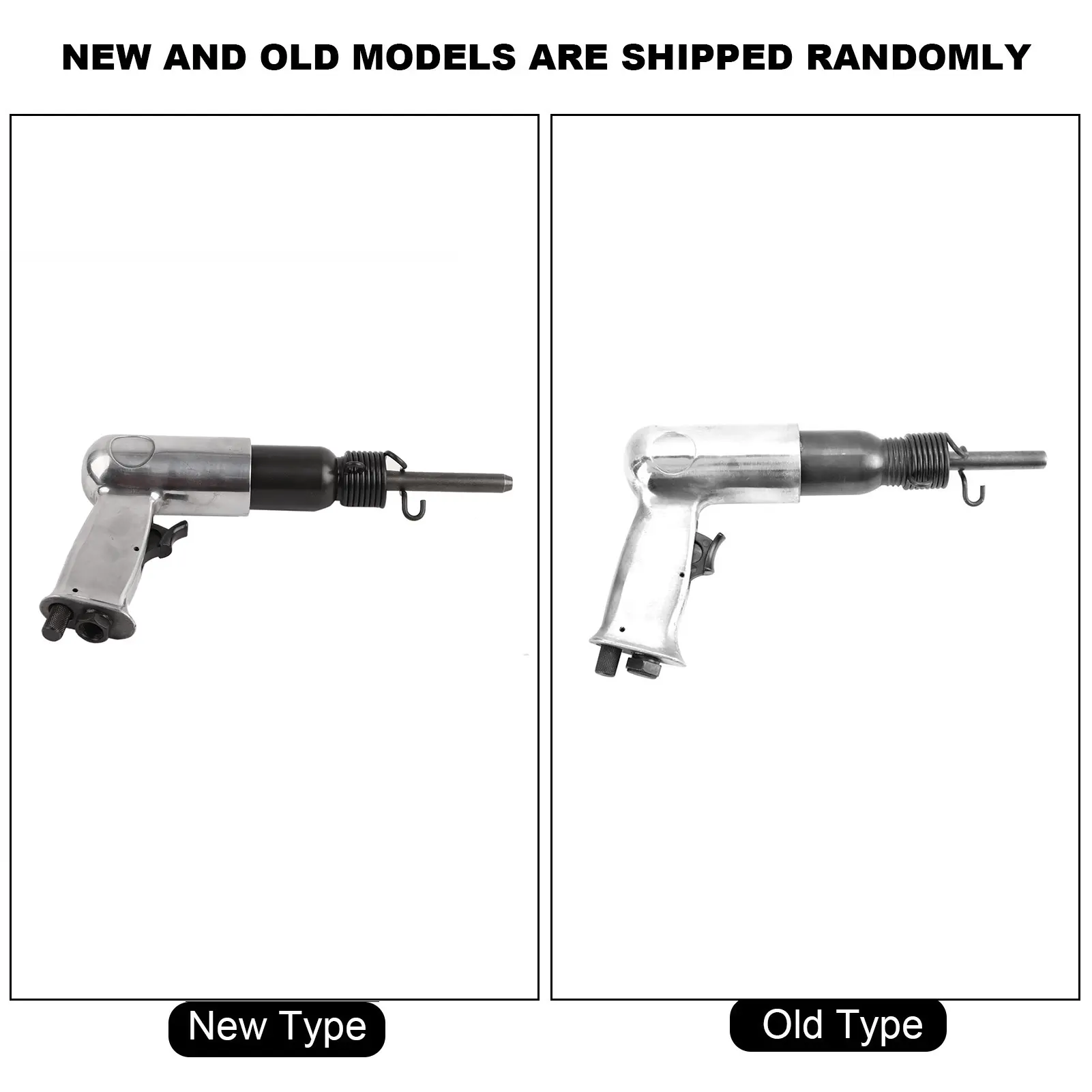 190 Type Handheld Air Riveter Gun Round Head Pneumatic Riveting Tool 1/4" Inlet