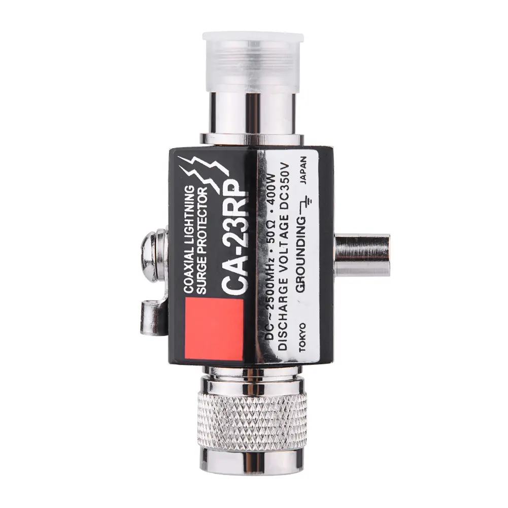 Lightning Surge Protection 50Ω DC-2500MHz N Connector 400W Coaxial Lightning Surge Protection Protector Arrester Arrestor