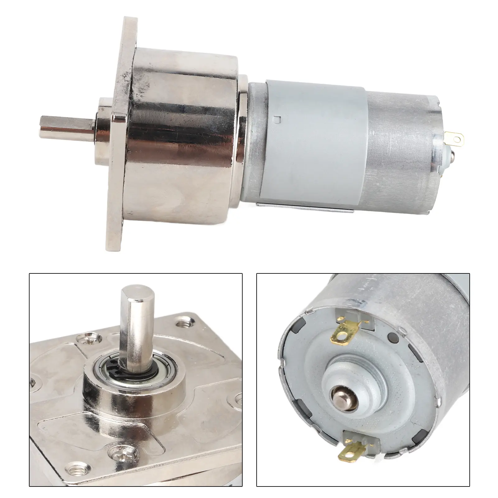 DC 24V 35W Micro Direct Current Metal Gear Motor Speed Adjustable CW/CCW