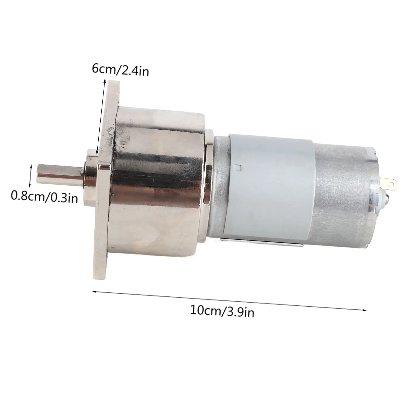 DC 24V 35W Micro Direct Current Metal Gear Motor Speed Adjustable CW/CCW