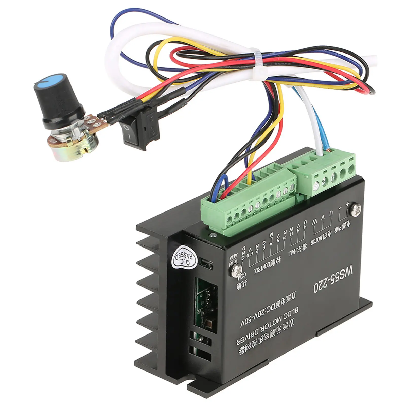 BLDC Motor Driver Controller WS55-220 DC 48V 500W CNC Brushless Spindle BLDC Motor Driver Controller