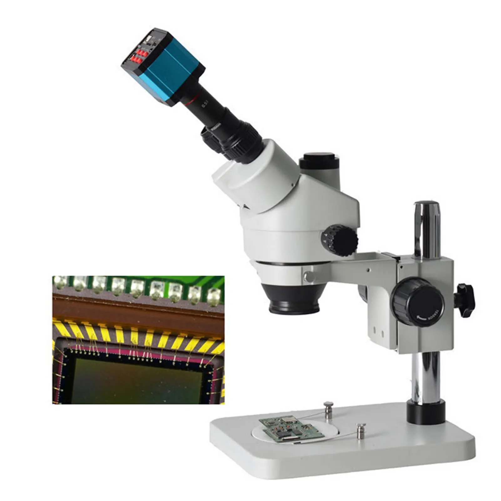 37MP Microscope Camera 1080P 60FPS HDMI USB Industrial Microscope Camera with Conversion Adapter